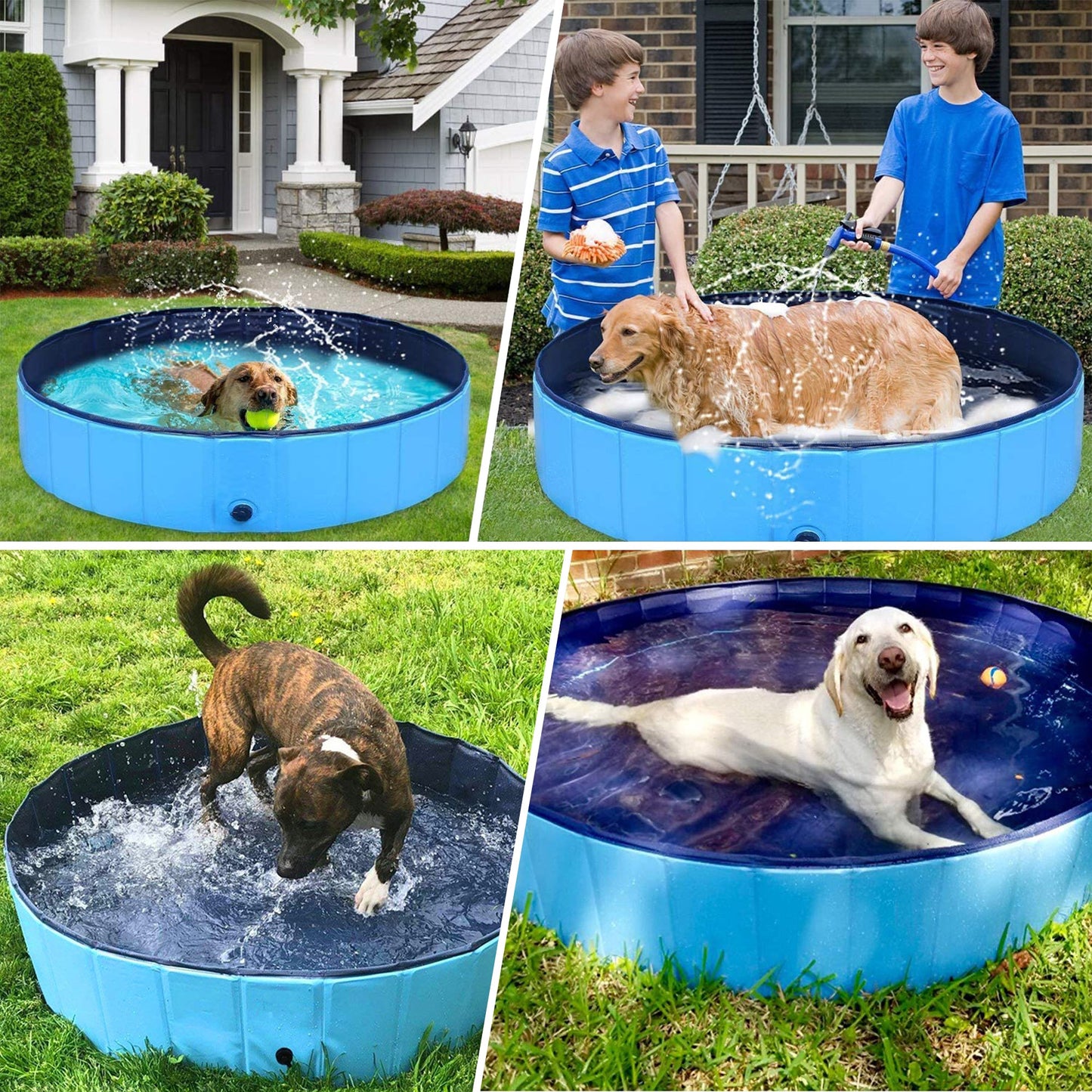 FurryPond™ Foldable Pet Swimming Pool